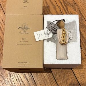 Willow Tree 2014 Cream and Tan Ornament